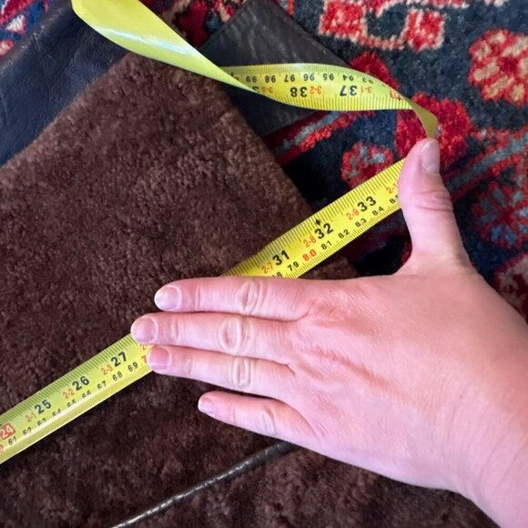 Vintage Waddington Brown Women's Sheepskin Lambskin Winter Jacket sz M - Picture 14 of 14